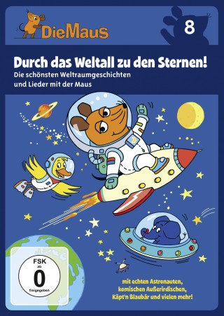  Die Maus DVD 8: Durch das Weltall zu den Sternen!